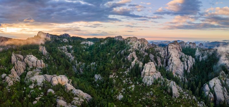 Beautiful view of Black Hills, SD
